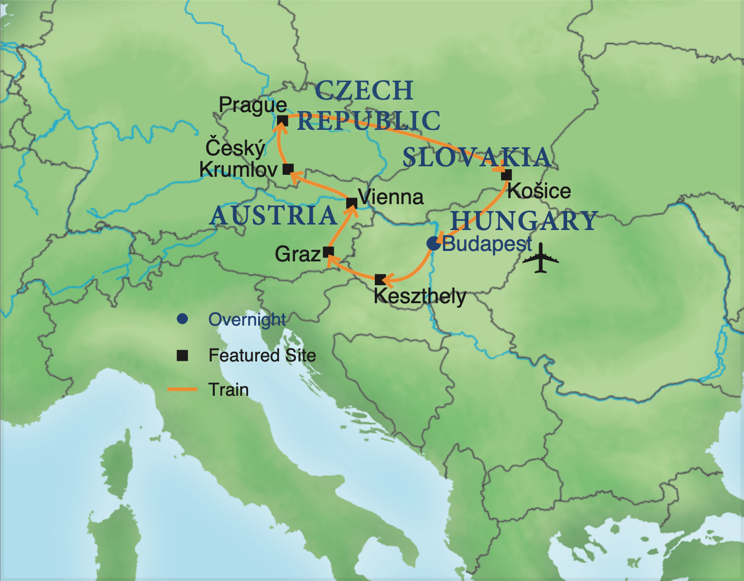 Prague On Map Of Europe Uf Calendar Summer 2024   Nye In Vienna Map 