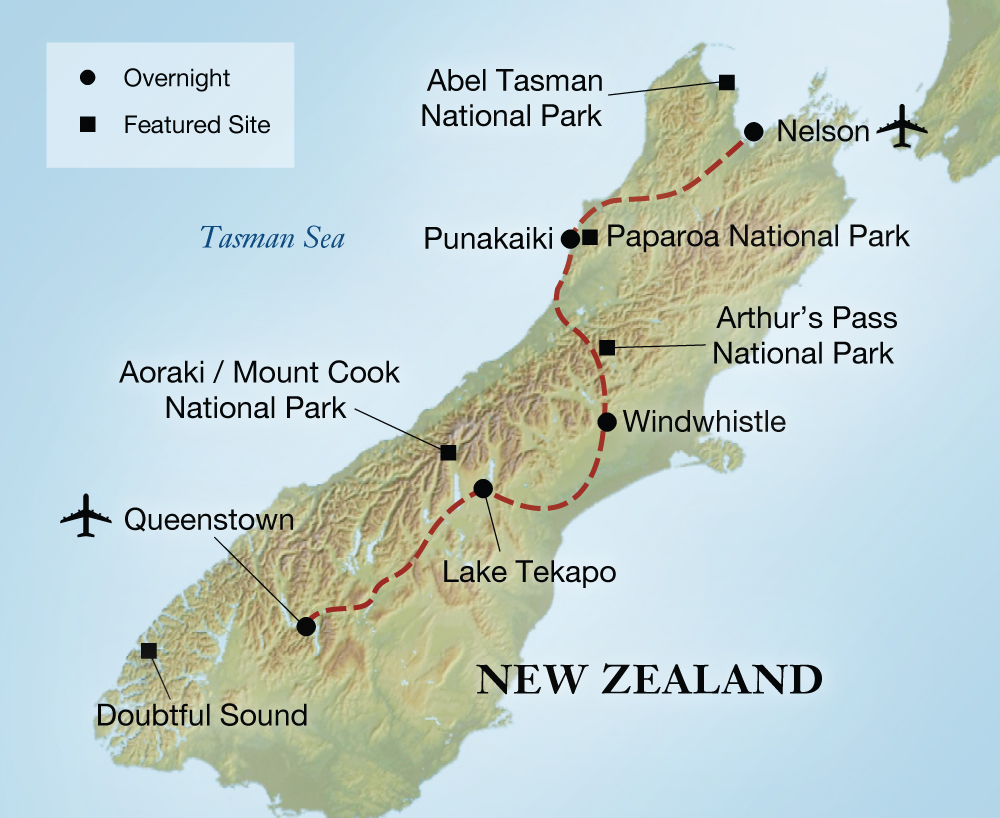 New Zealand's South Island by Trail: An Active Journey