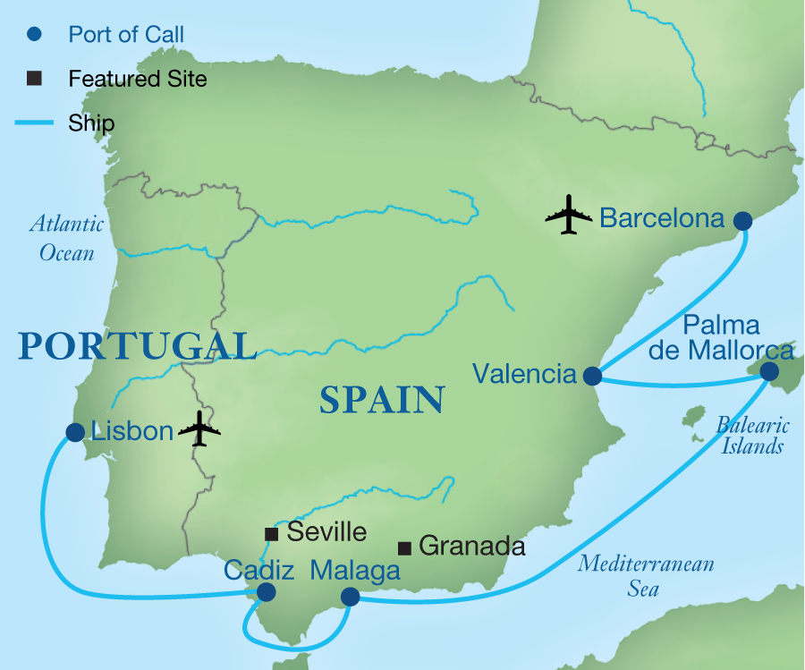 Map of Spain (2024)