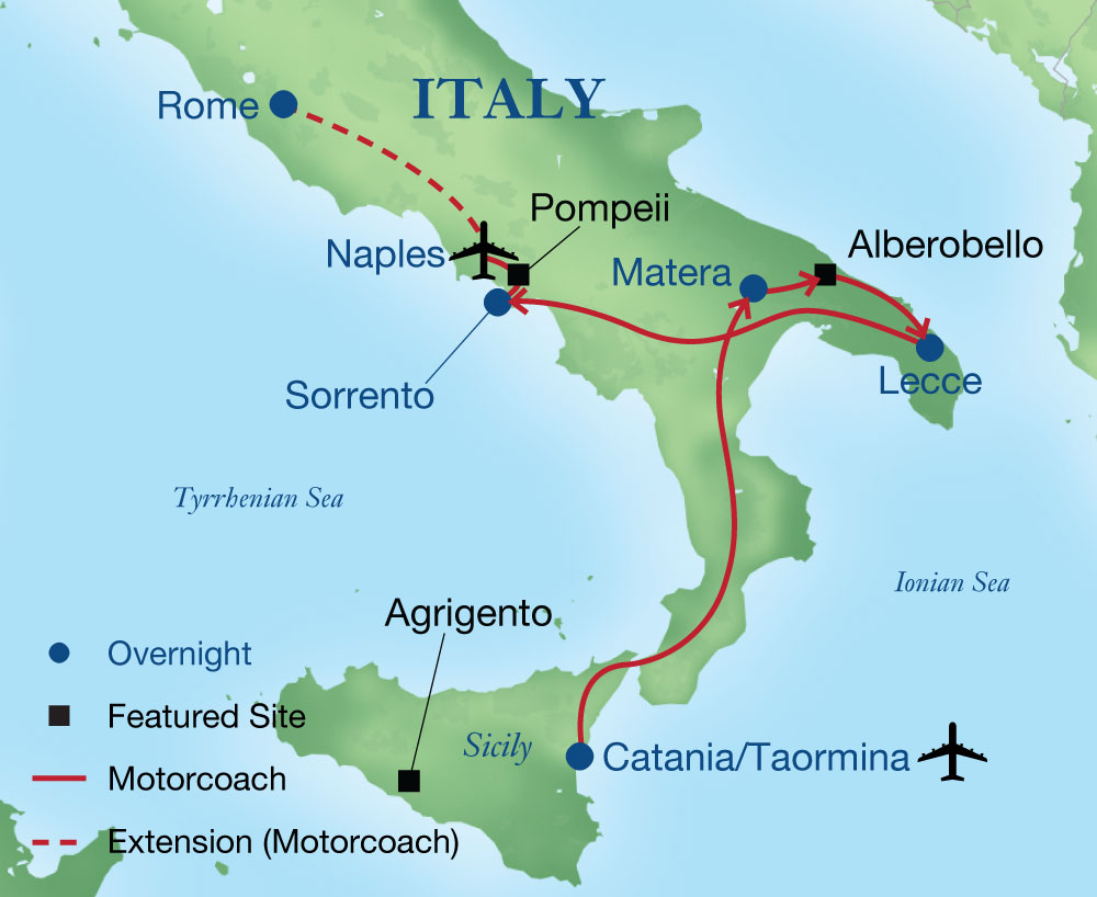 Southern Italy and Sicily | Smithsonian Journeys, image size:1000x818