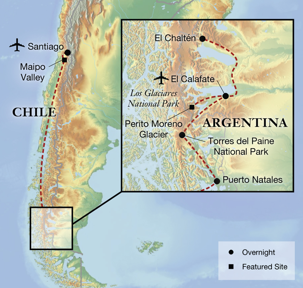 smithsonian trips to patagonia