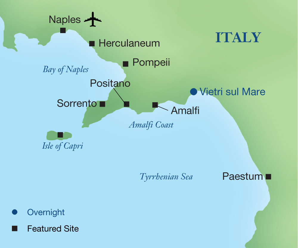 Map - Italy's Amalfi Coast: A One-Week Stay in Vietri sul Mare